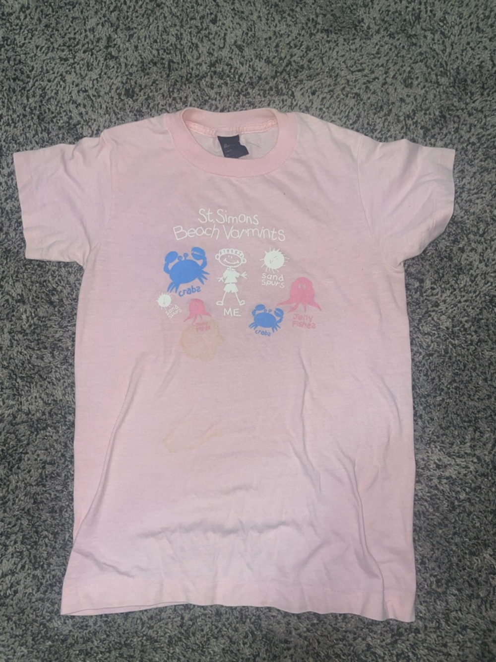 Vintage St Simmons Island Beach Graphic Tee